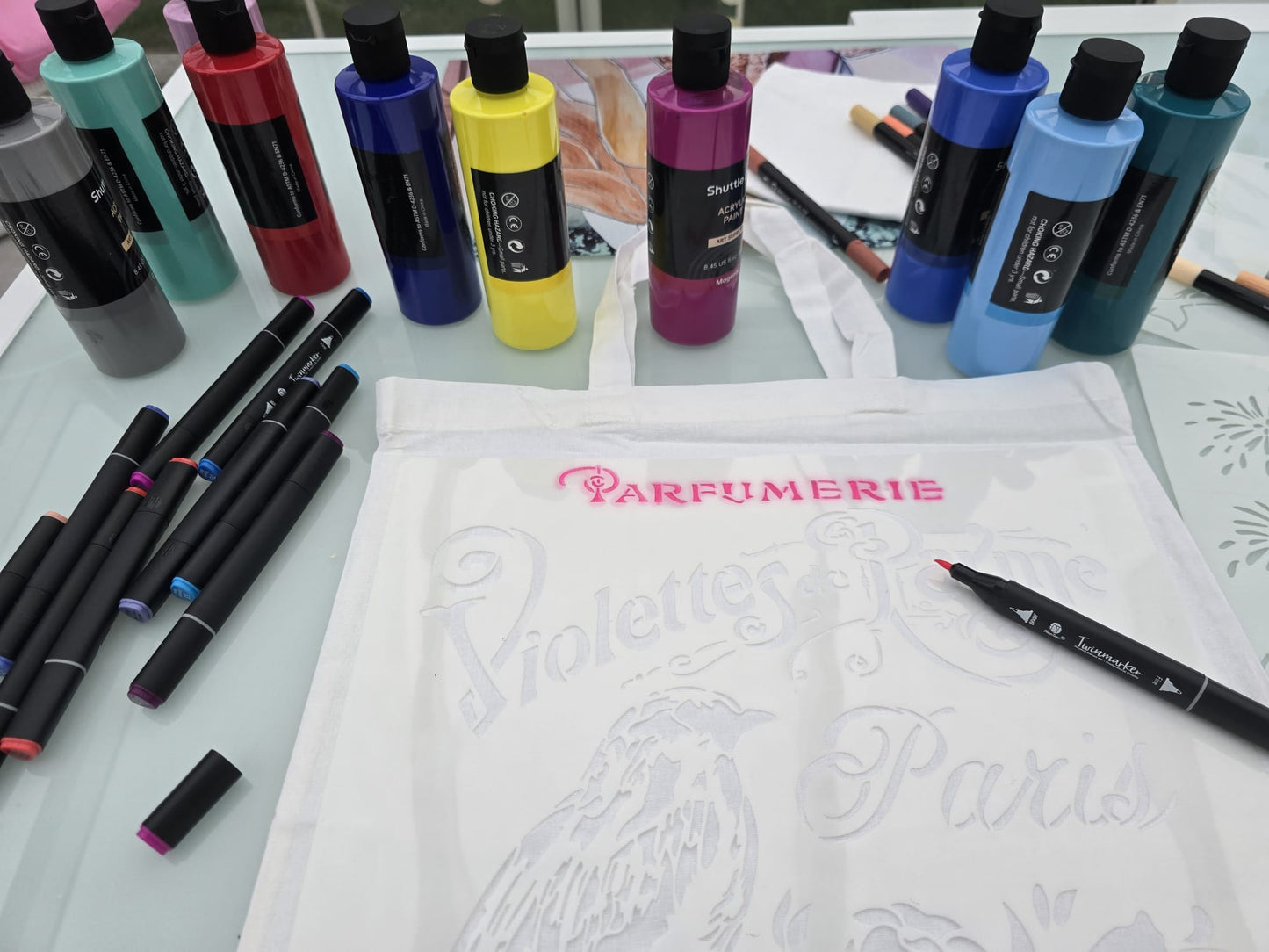 Taschen-Bemal-Workshop: 06.11.25 18:00Uhr in Wassenberg-Rothenbach